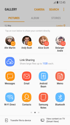 Screenshot of the application Samsung Link Sharing - #1