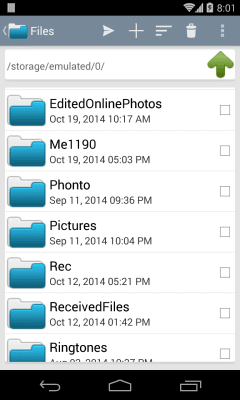 Screenshot of the application NFC File Transfer - #3