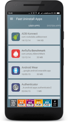 Screenshot of the application Fast Uninstall Apps - #5