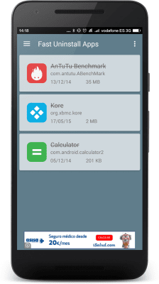 Screenshot of the application Fast Uninstall Apps - #7