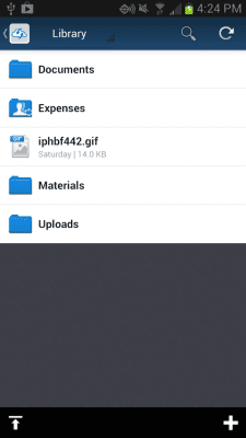 Screenshot of the application iManage Share - #1