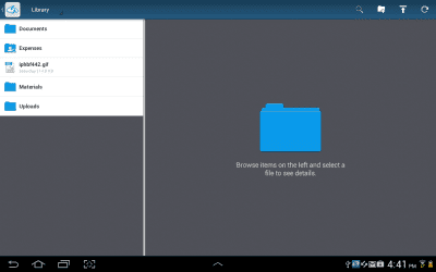 Screenshot of the application iManage Share - #6