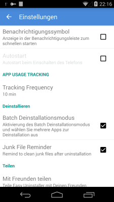 Screenshot of the application Easy Uninstaller - #7
