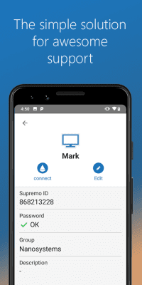 Screenshot of the application Supremo Remote Desktop - #3