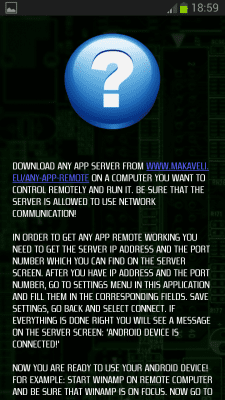 Screenshot of the application Any App Remote FREE - #6