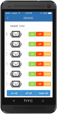 Screenshot of the application Polygator PDU - #3
