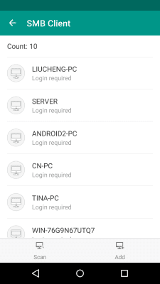 Screenshot of the application SMB Client plugin for FE - #4