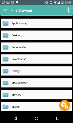 Screenshot of the application Mac Remote - #6