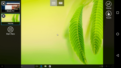 Screenshot of the application Microsoft Remote Desktop 8 - #2