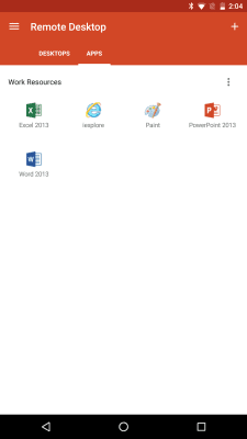 Screenshot of the application Microsoft Remote Desktop 8 - #4