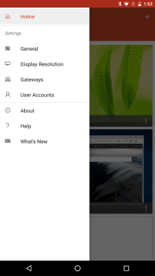 Screenshot of the application Microsoft Remote Desktop 8 - #5