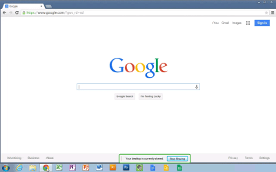 Screenshot of the application Chrome Remote Desktop - #8