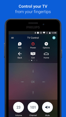 Screenshot of the application Philips TV Remote - #2