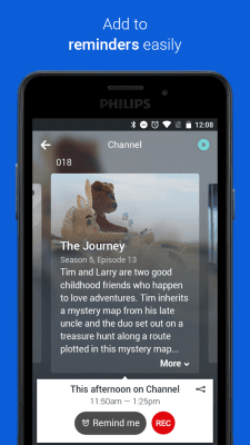 Screenshot of the application Philips TV Remote - #4