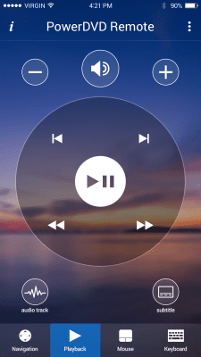 Screenshot of the application PowerDVD Remote - #4