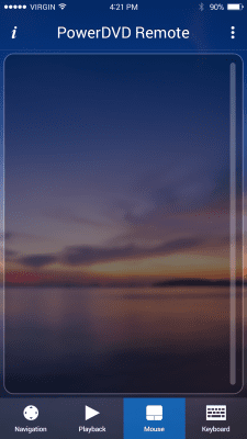 Screenshot of the application PowerDVD Remote - #5