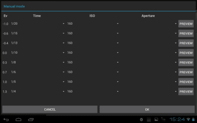 Screenshot of the application Helicon Remote - #12