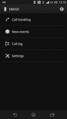 Screenshot of the application Stereo Bluetooth Headset SBH50 - #4