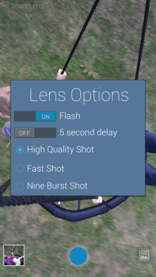 Screenshot of the application ShareLens - #3
