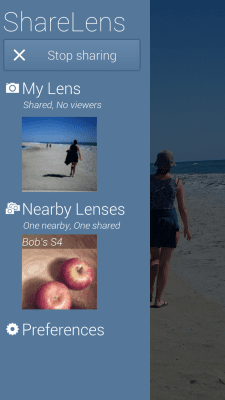 Screenshot of the application ShareLens - #4