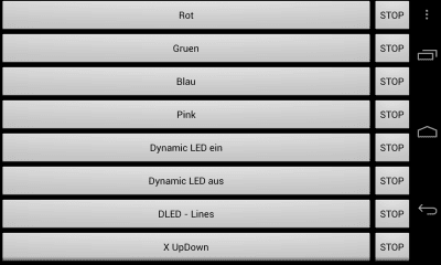 Screenshot of the application PCDimmer Remote - #3