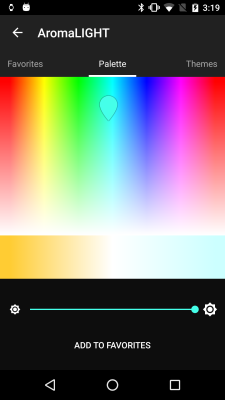 Screenshot of the application AwoX Smart CONTROL - #3