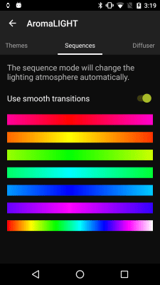 Screenshot of the application AwoX Smart CONTROL - #5