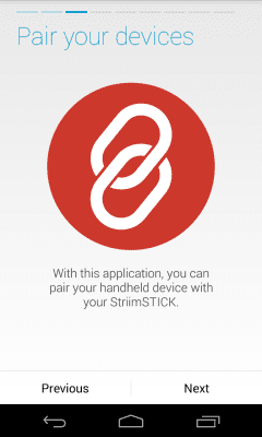 Screenshot of the application AwoX StriimSTICK Remote - #2