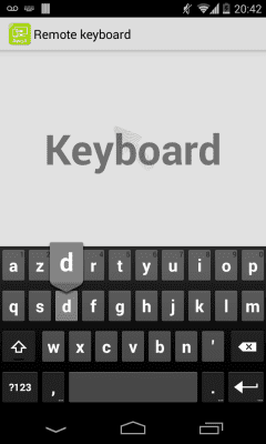Screenshot of the application AwoX StriimSTICK Remote - #7