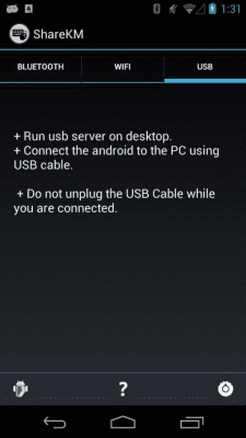 Screenshot of the application Share Keyboard & Mouse (Beta) - #3