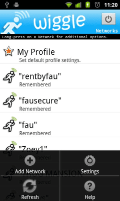 Screenshot of the application Wiggle Lite - #3