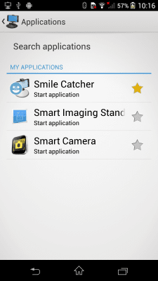 Screenshot of the application Smart Imaging Stand - #2