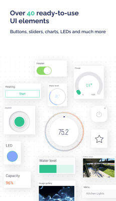Screenshot of the application Blynk - #4