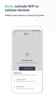 Screenshot of the application Blynk - #5