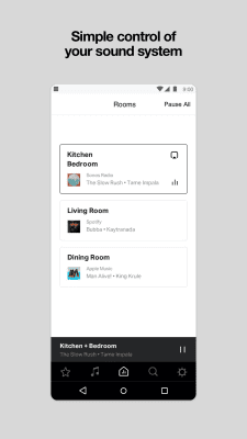 Screenshot of the application Sonos S1 Controller for Android - #1