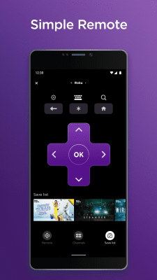 Screenshot of the application Roku - Official Remote Control - #1