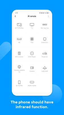 Screenshot of the application Mi Remote controller - #1