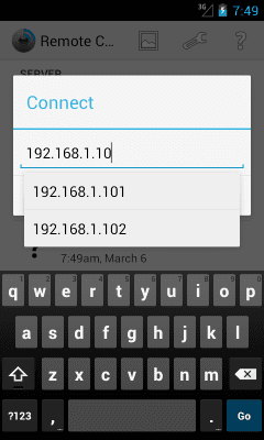 Screenshot of the application Remote Camera - #7