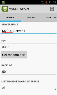 Screenshot of the application Ulti Server: PHP, MySQL, PMA - #1