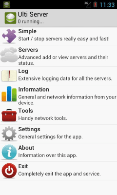 Screenshot of the application Ulti Server: PHP, MySQL, PMA - #2
