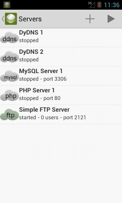 Screenshot of the application Ulti Server: PHP, MySQL, PMA - #3