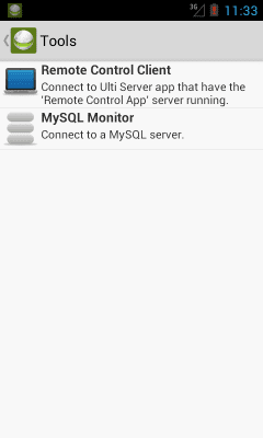 Screenshot of the application Ulti Server: PHP, MySQL, PMA - #7