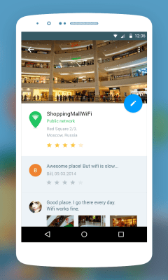 Screenshot of the application WiFi Moscow: an offline WiFi map - #4