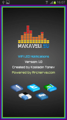 Screenshot of the application WiFi LED Notifications - #4