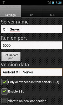 Screenshot of the application X11 Server - #2