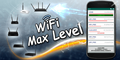 Screenshot of the application WiFi Max Level - #1