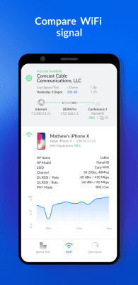 Screenshot of the application WiFiman - #4