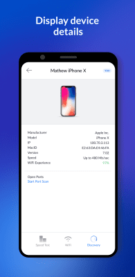 Screenshot of the application WiFiman - #7