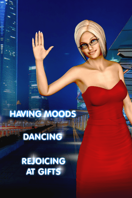 Screenshot of the application Talking Blonde 3D FREE - #5