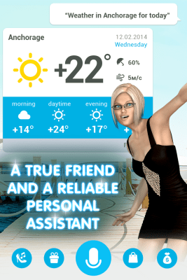 Screenshot of the application Talking Blonde 3D FREE - #6